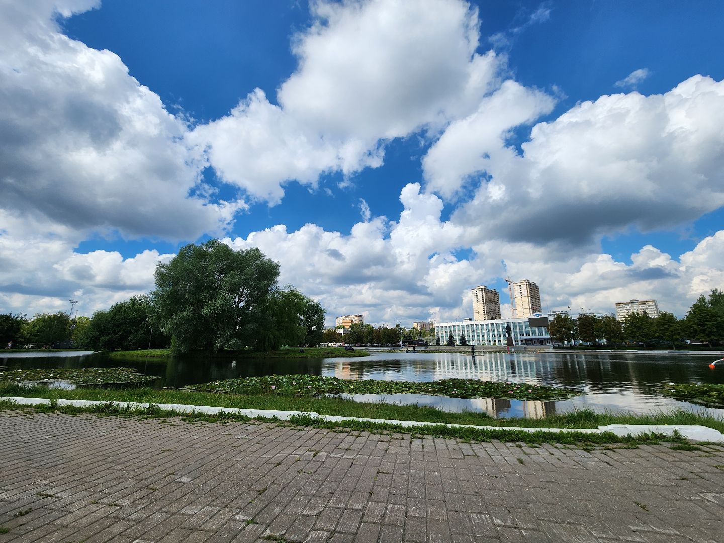 Одинцово, благоустройство, пруд, площадь, развлечение,