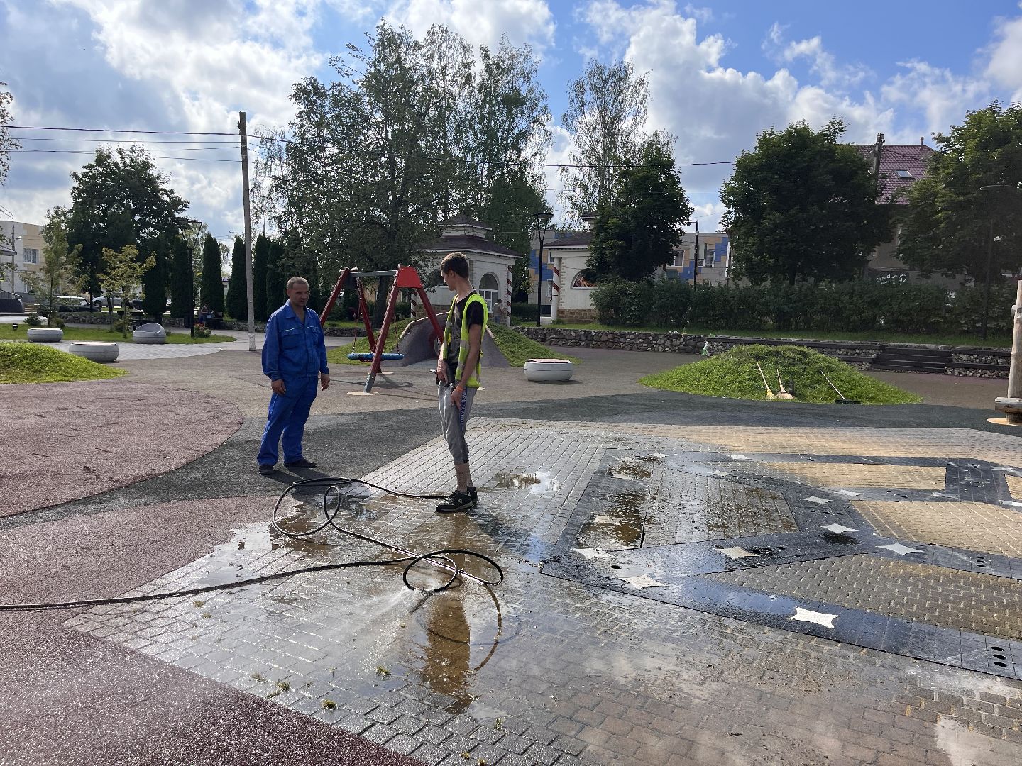 Шаховская, благоустройство, уборка