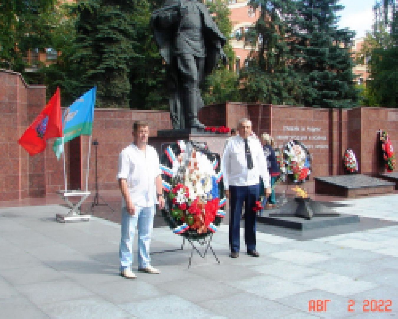 Звенигород, день Воздушно-десантных войск, панихида по погибшим воинам
