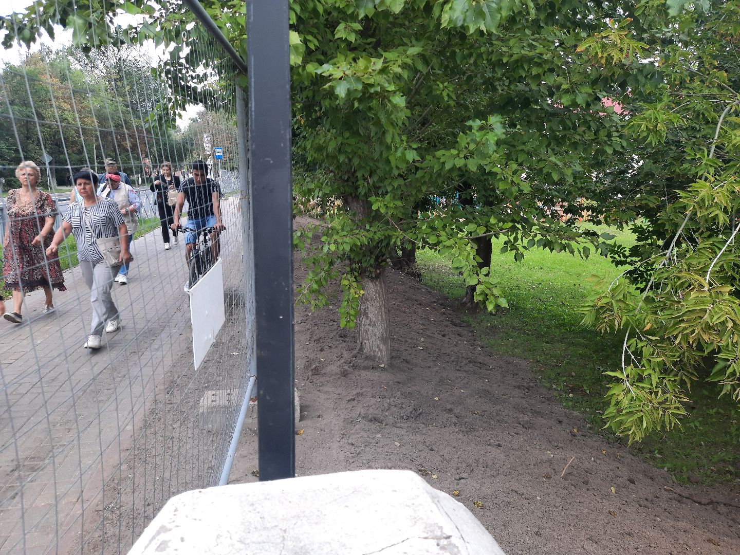 городской округ Шатура, новый забор,