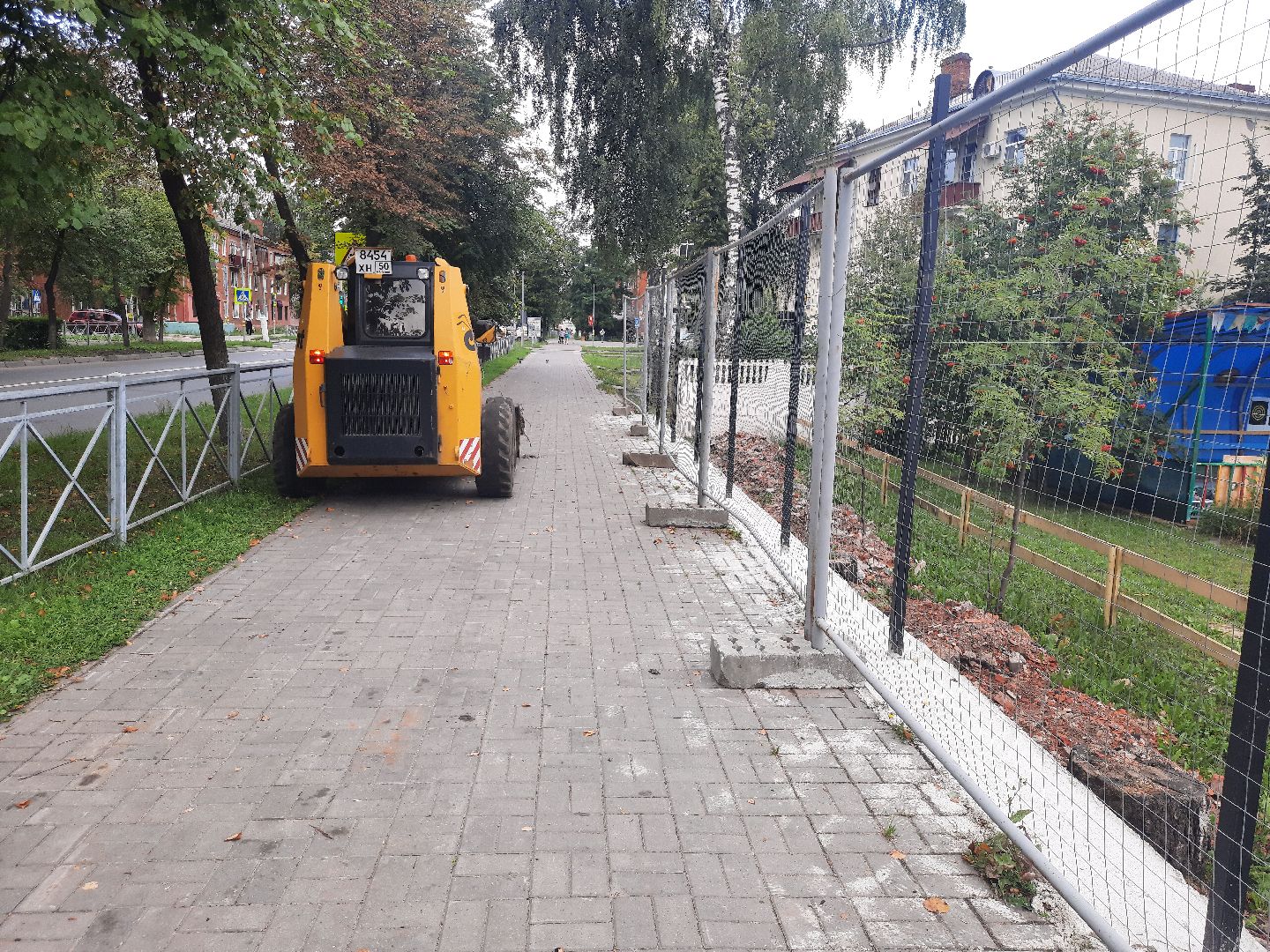 городской округ Шатура, новый забор,