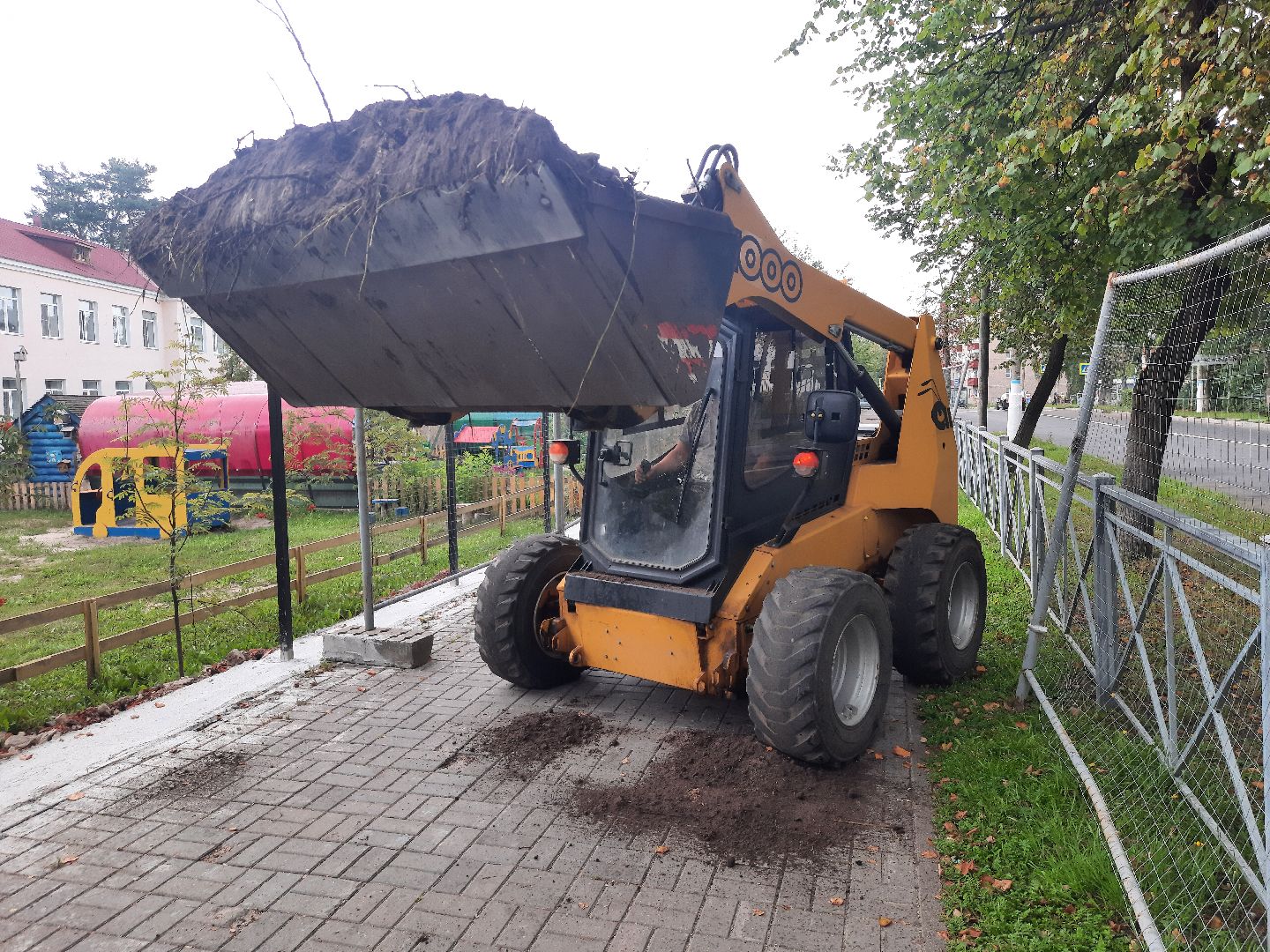 городской округ Шатура, новый забор,