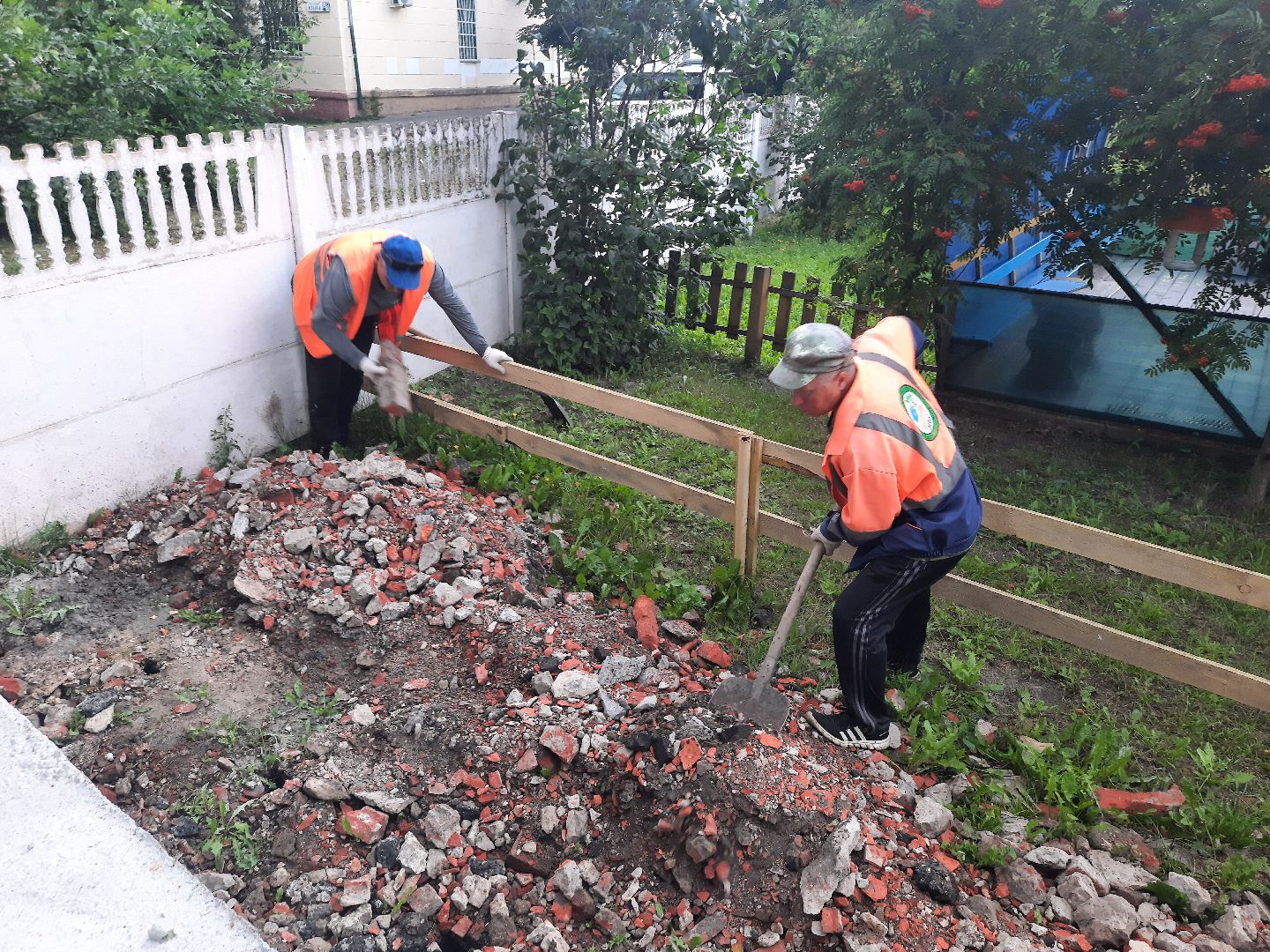 городской округ Шатура, новый забор,