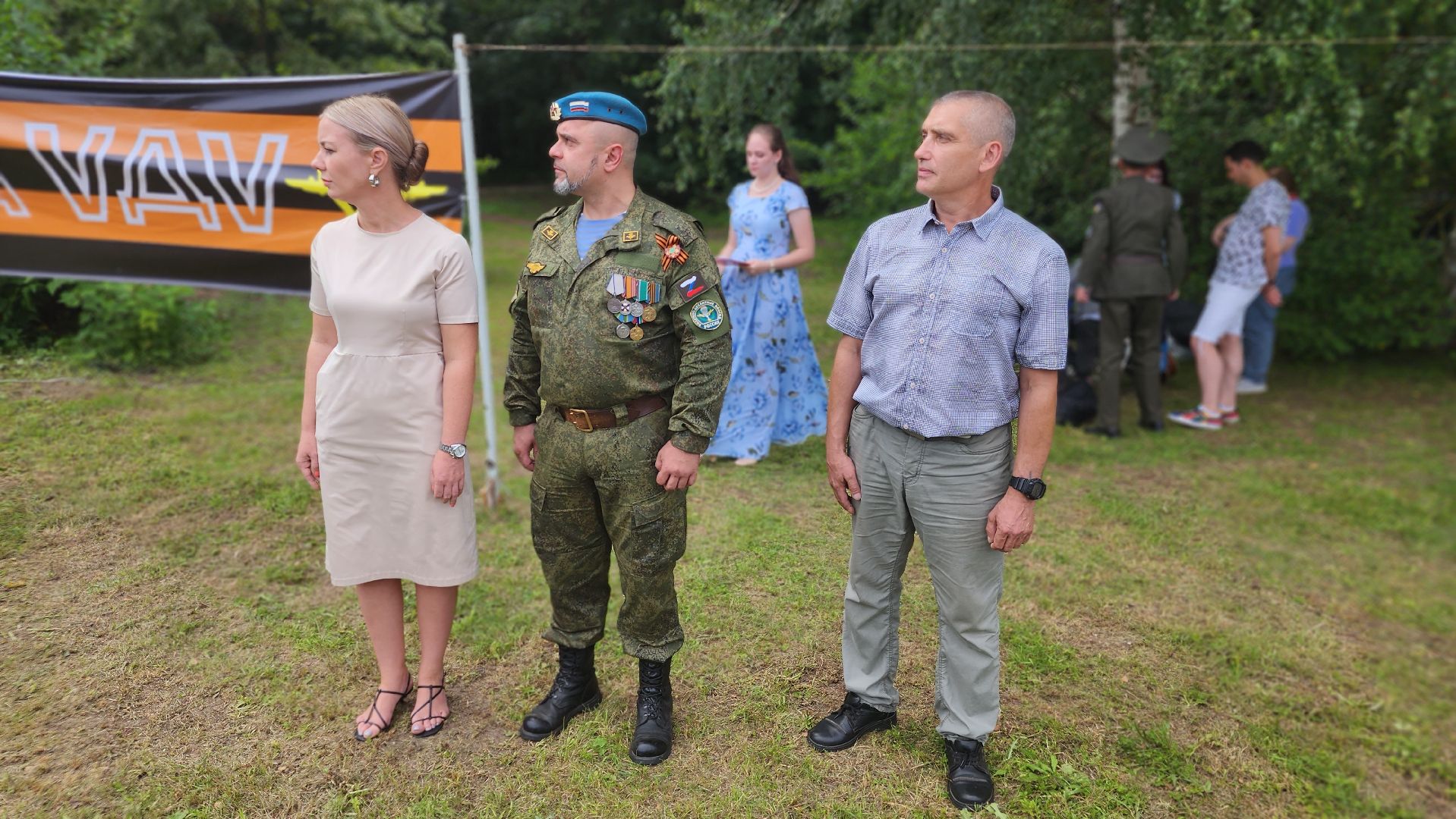 ВДВ, торжественный митинг, Протвино, голубые береты, закладной камень