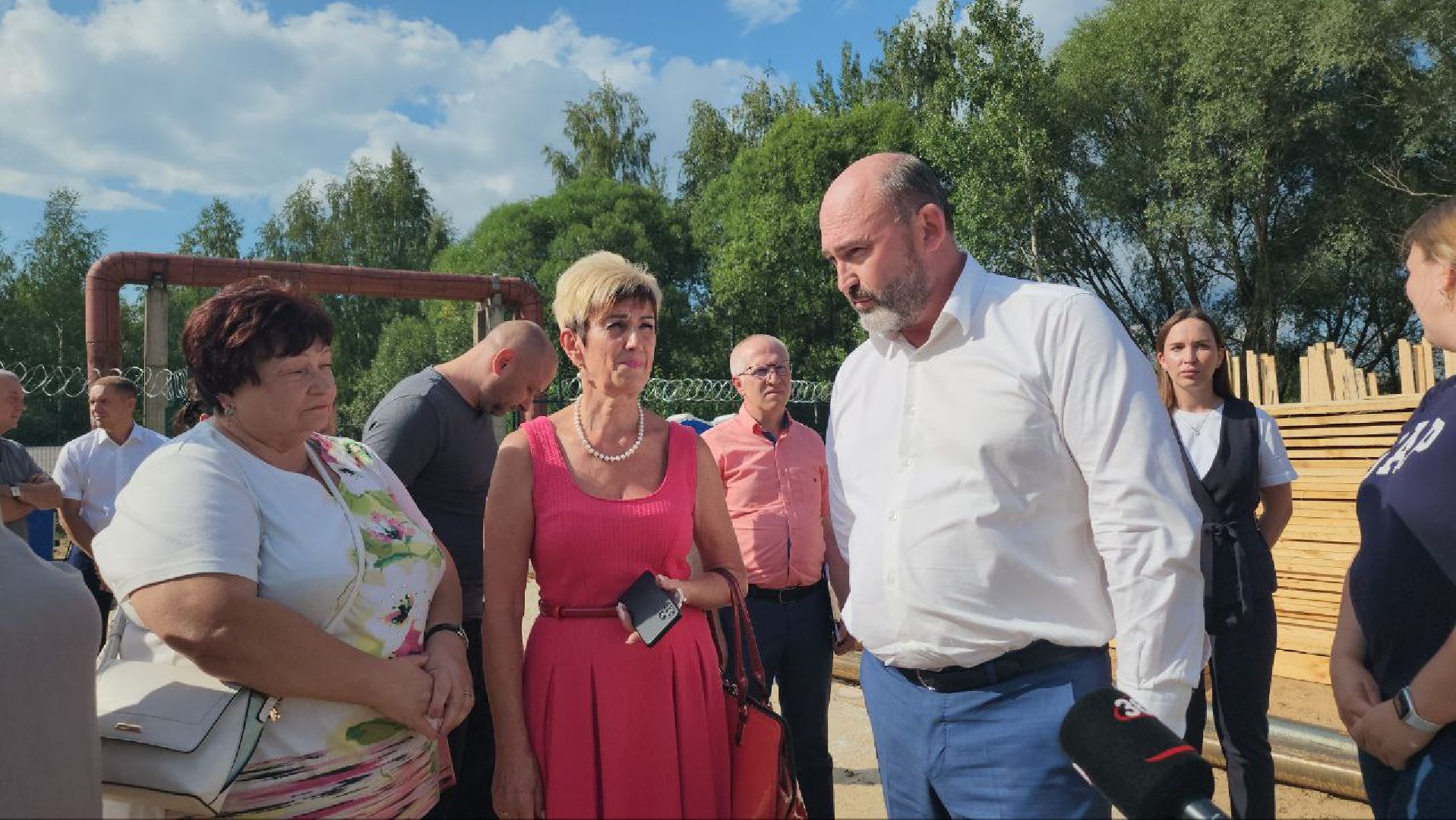 Заречье, богородский округ, вода, трубы, министр, ЖКХ