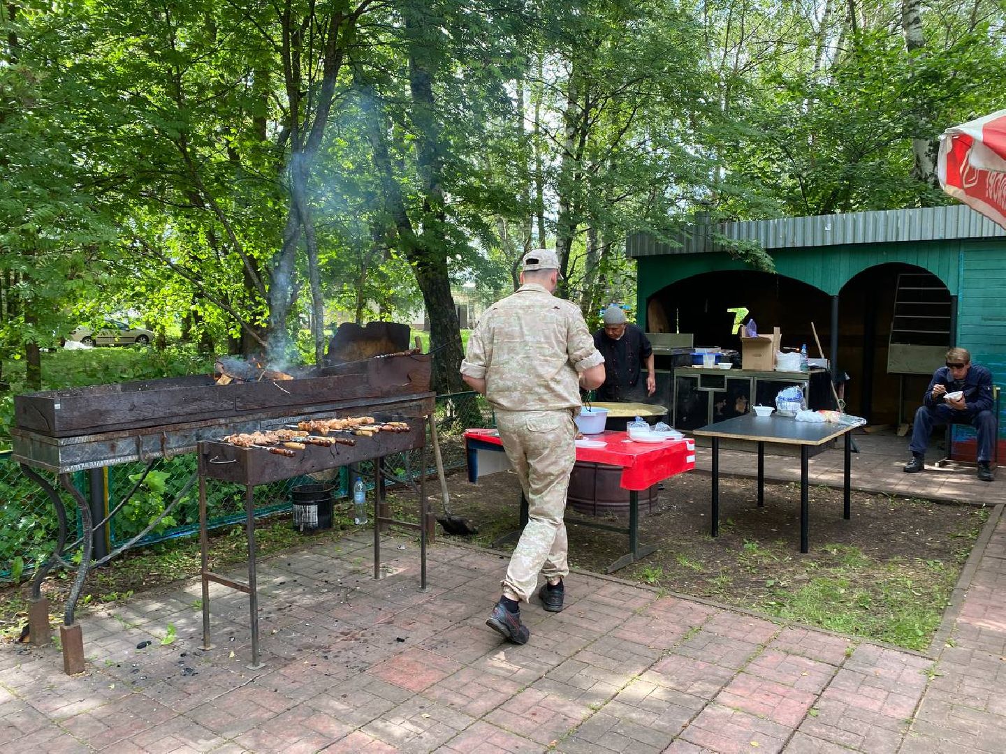 Чехов, ВДВ, праздник, угощения, аэроклуб ДОСААФ