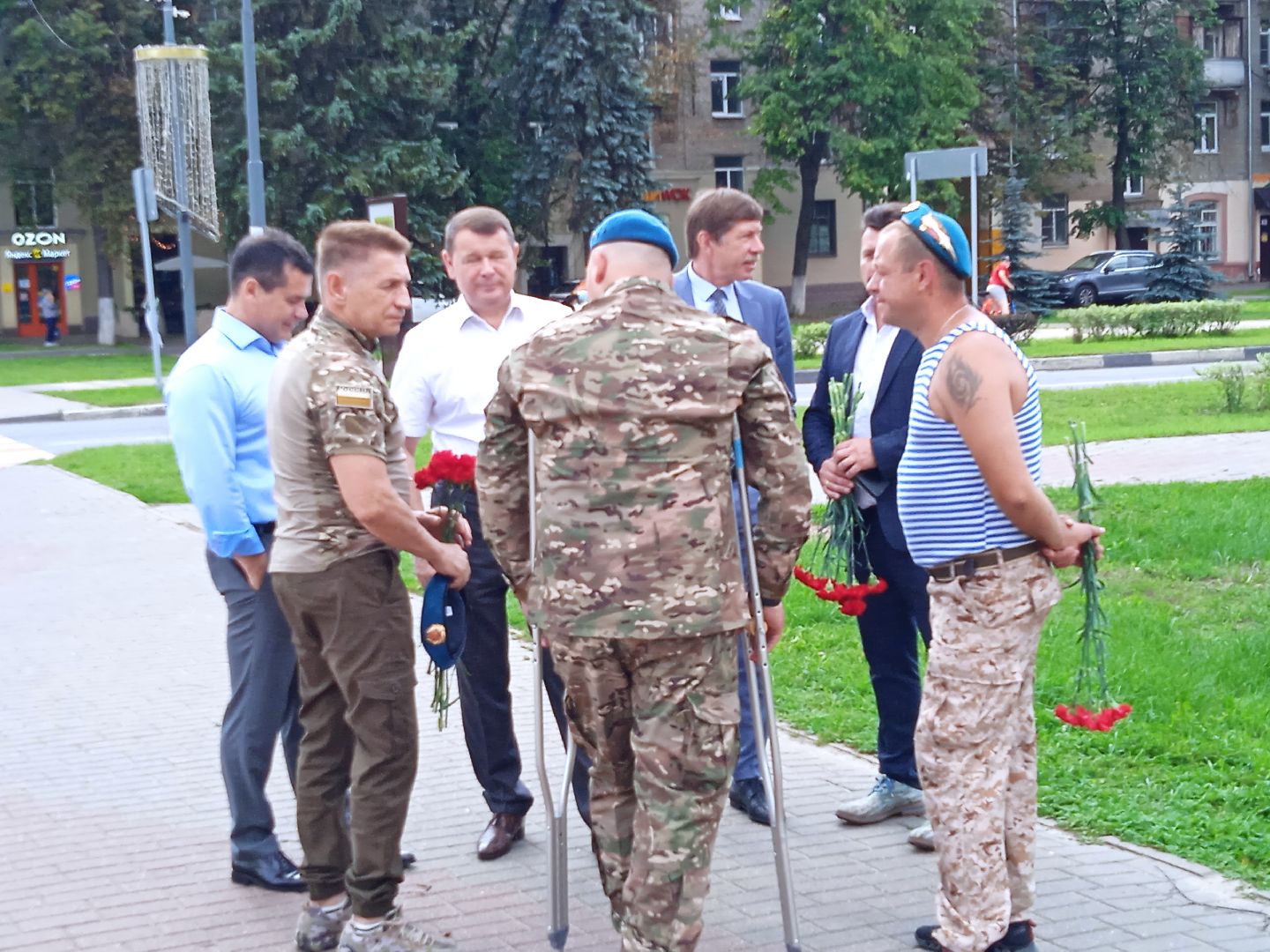 День, ВДВ, мемориал, Афган-Чечня-Россия, Прохоров, Чистюхин, митинг