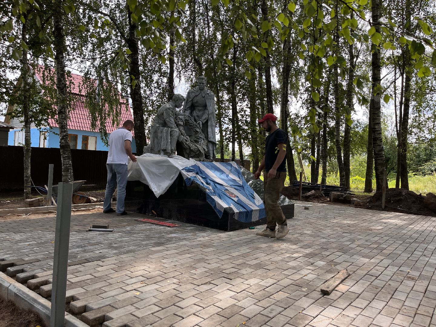 Шаховская, памятник, памятник вов, реставрация