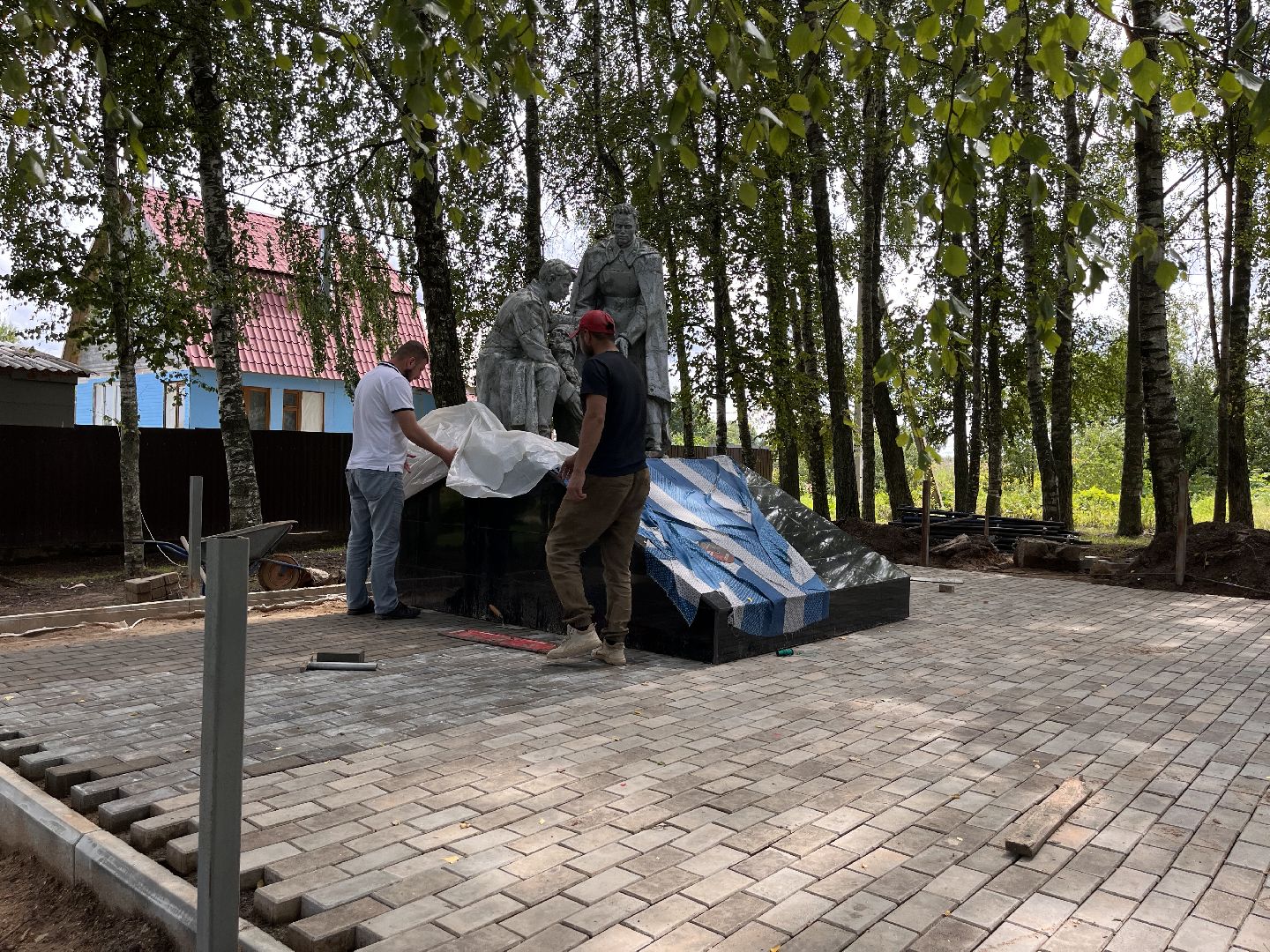 Шаховская, памятник, памятник вов, реставрация