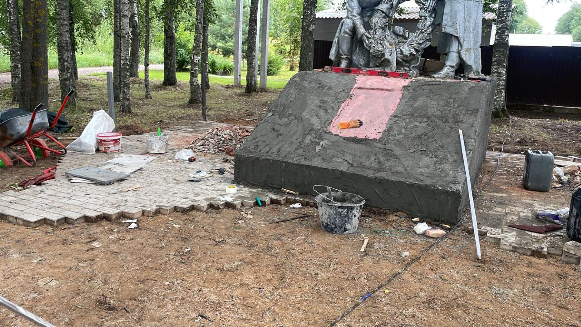 Шаховская, памятник, памятник вов, реставрация