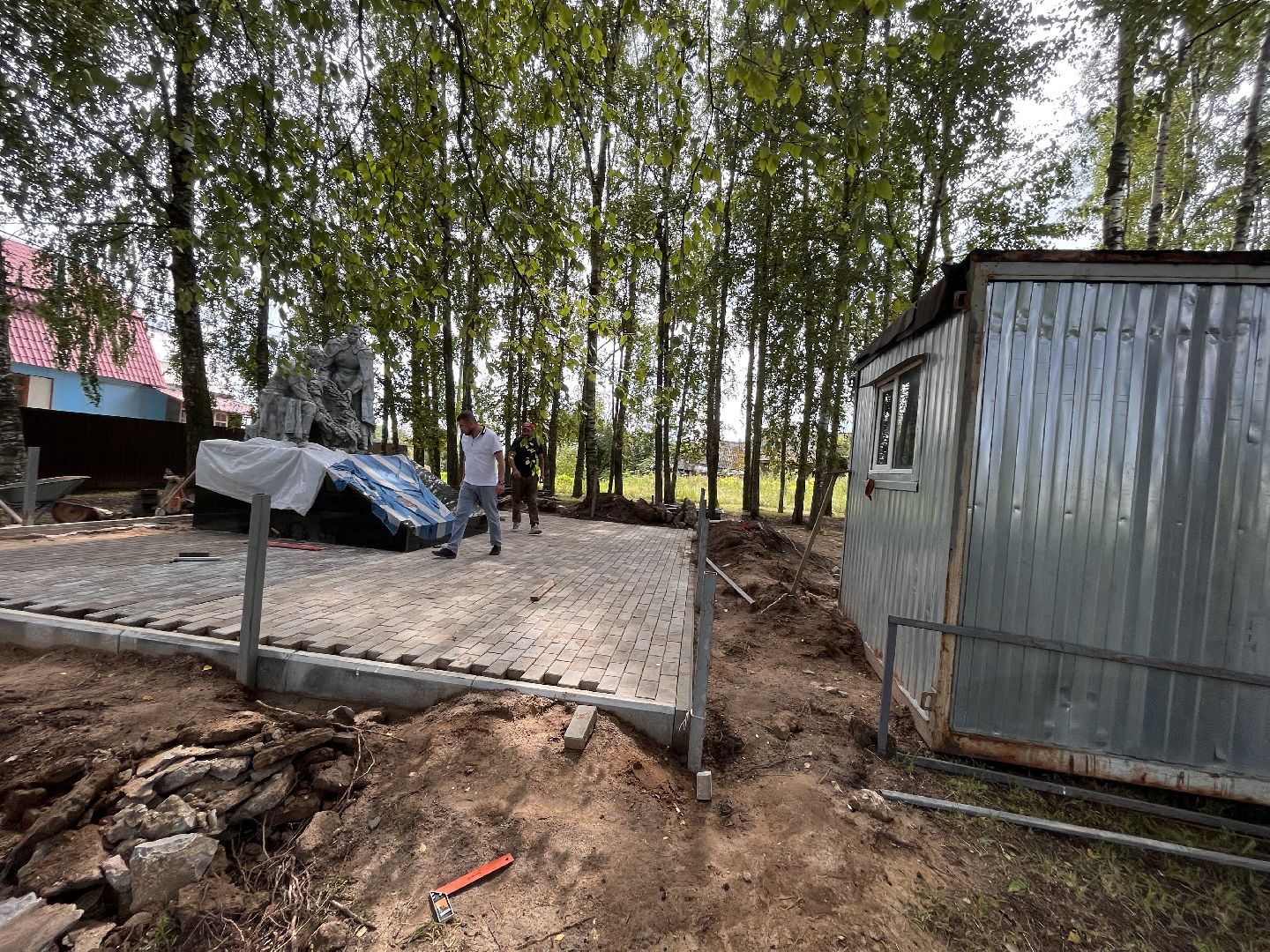 Шаховская, памятник, памятник вов, реставрация