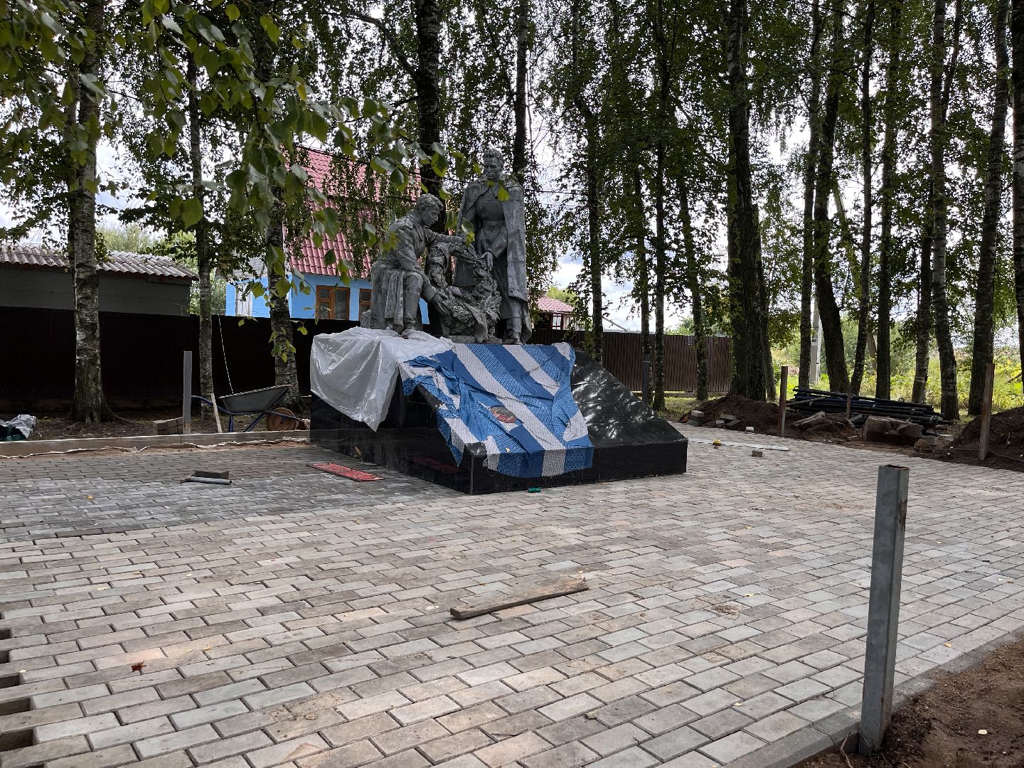 Шаховская, памятник, памятник вов, реставрация