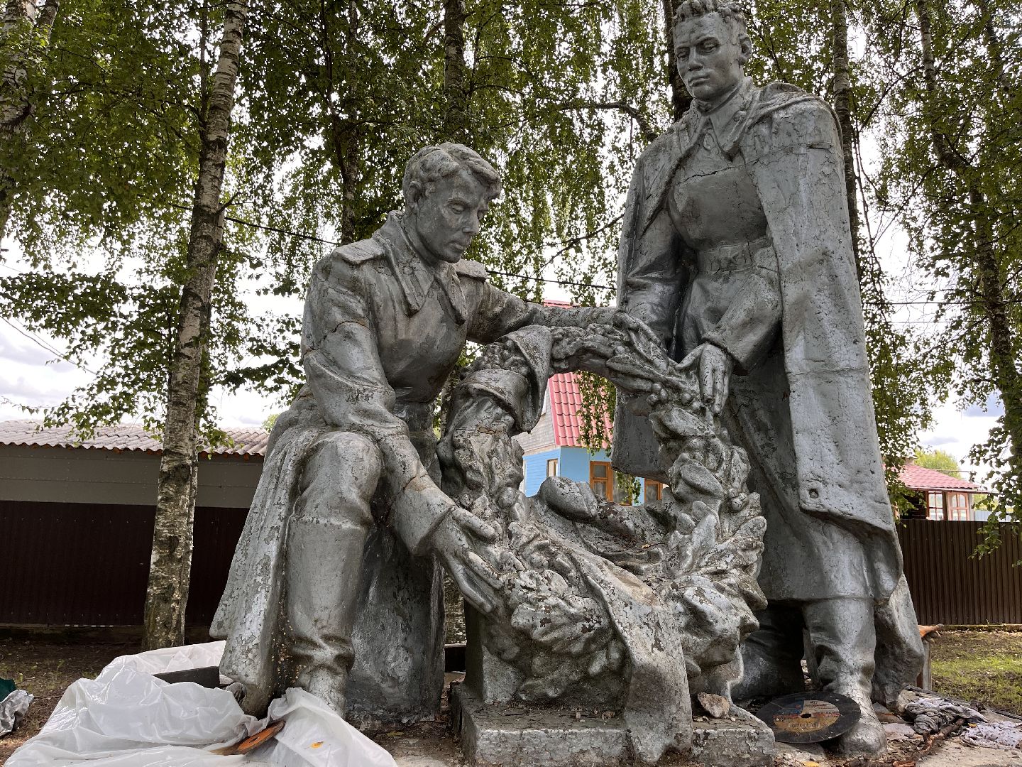 Шаховская, памятник, памятник вов, реставрация