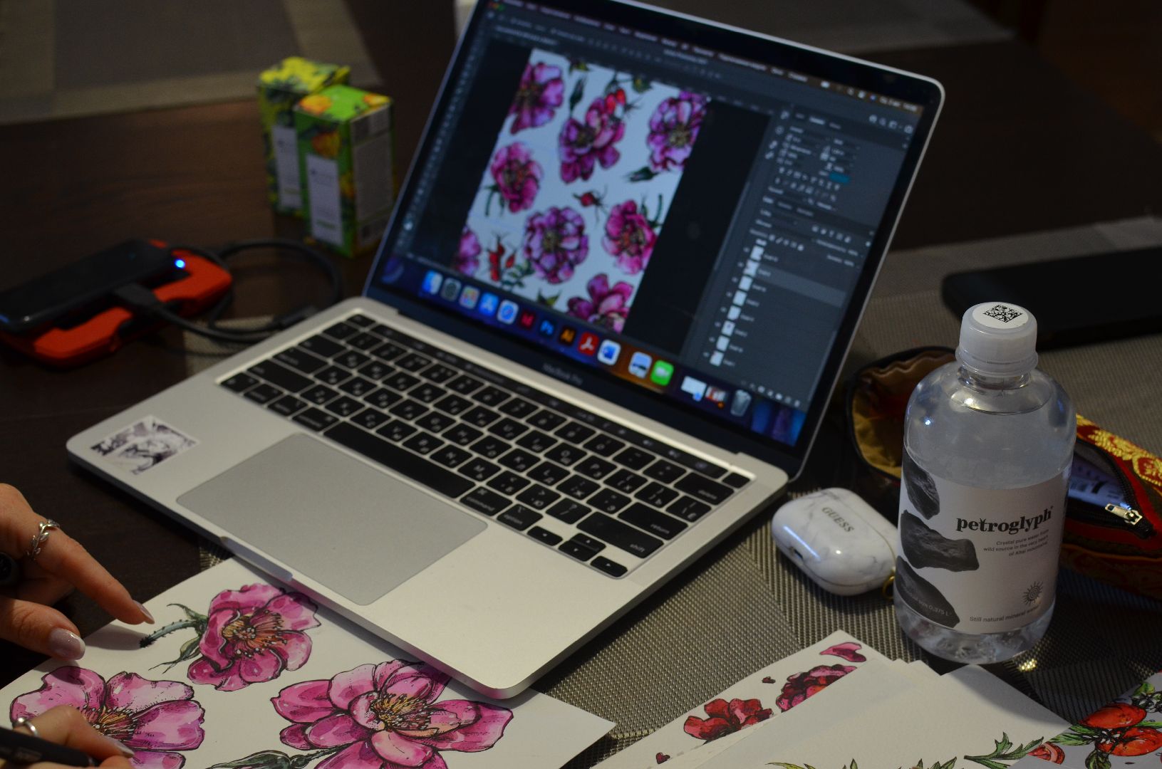 Реутов, дизайнер, Полина Шейдакова, паттерн, визуал, макет, косметика