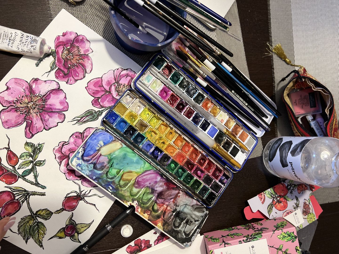 Реутов, дизайнер, Полина Шейдакова, паттерн, визуал, макет, косметика