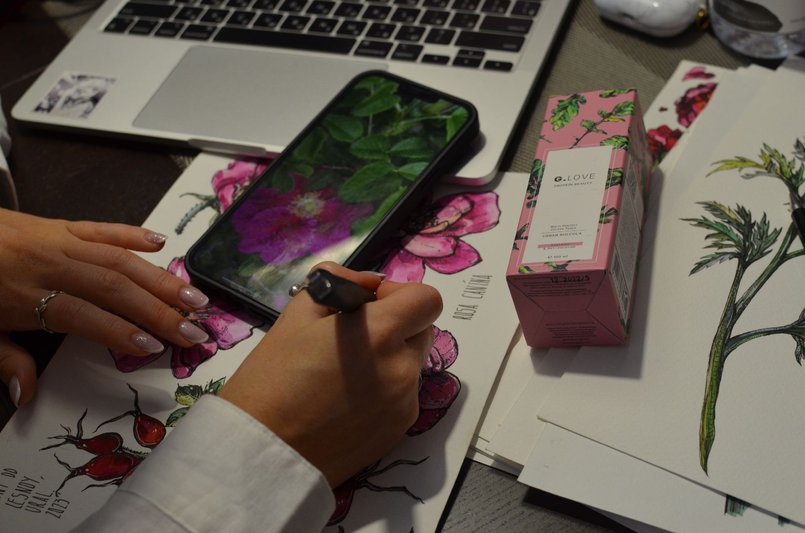 Реутов, дизайнер, Полина Шейдакова, паттерн, визуал, макет, косметика