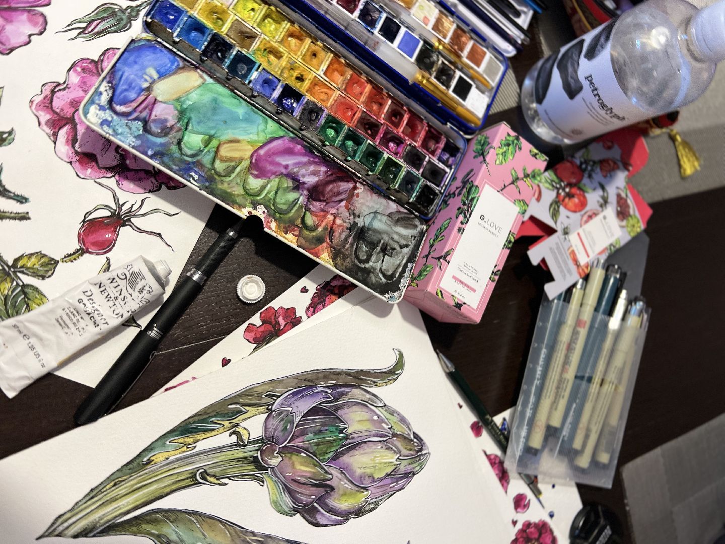 Реутов, дизайнер, Полина Шейдакова, паттерн, визуал, макет, косметика