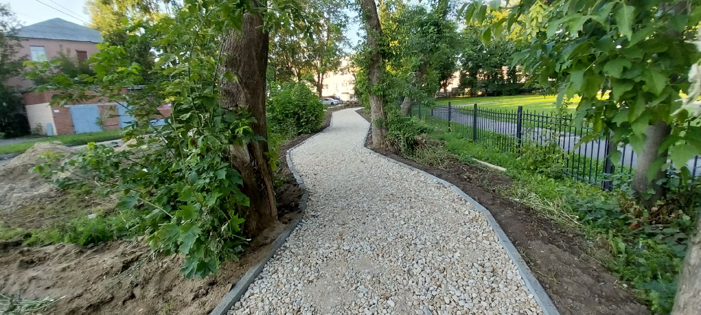 Коломна, благоустройство, народная тропа