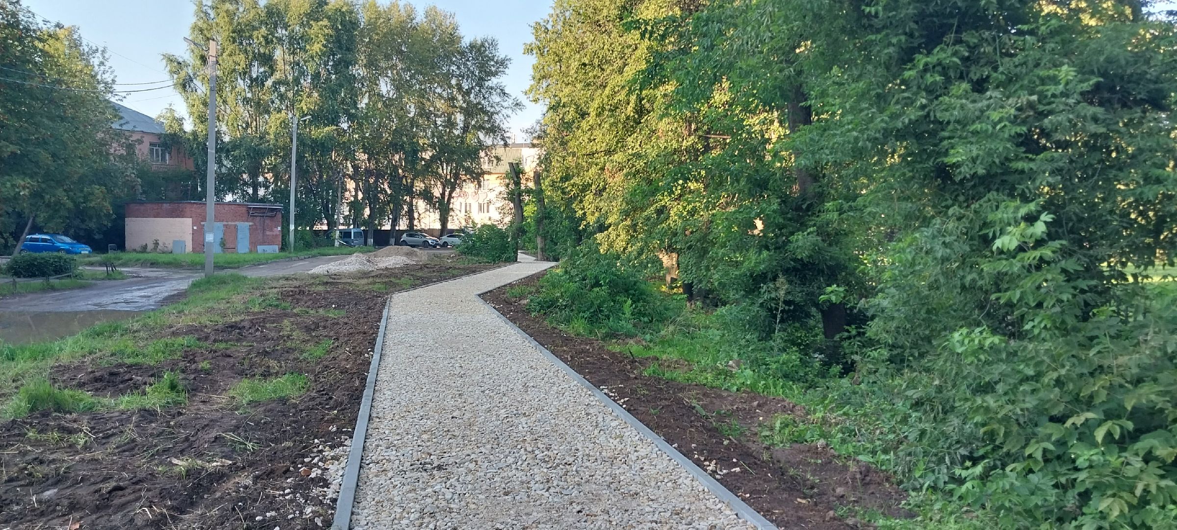 Коломна, благоустройство, народная тропа