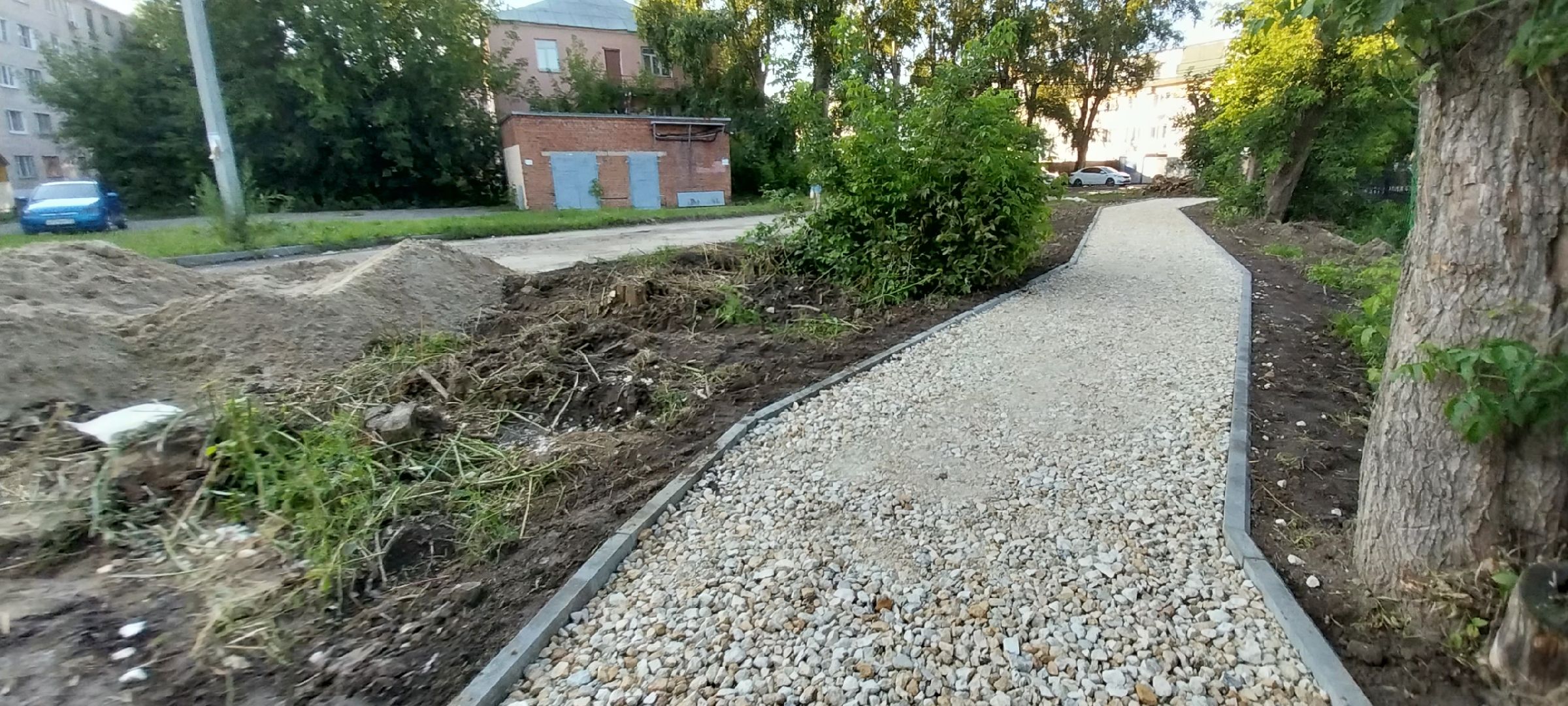 Коломна, благоустройство, народная тропа