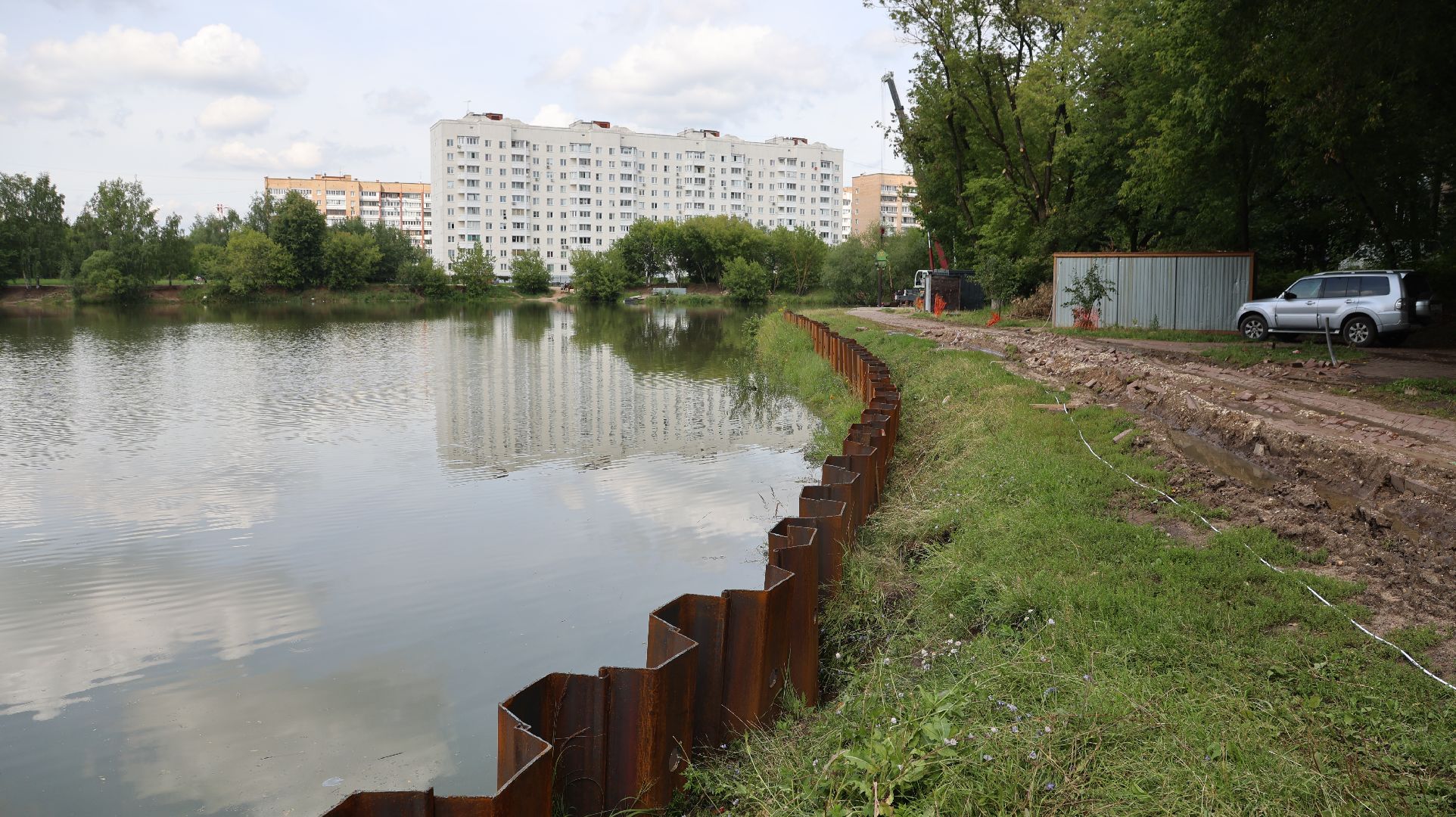 благоустройство, программа губернатора, озеро, Щёлково