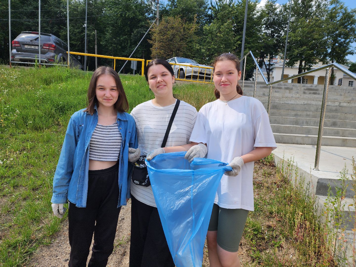 Красноармейск, Пушкинский, трудовые бригады, подростки