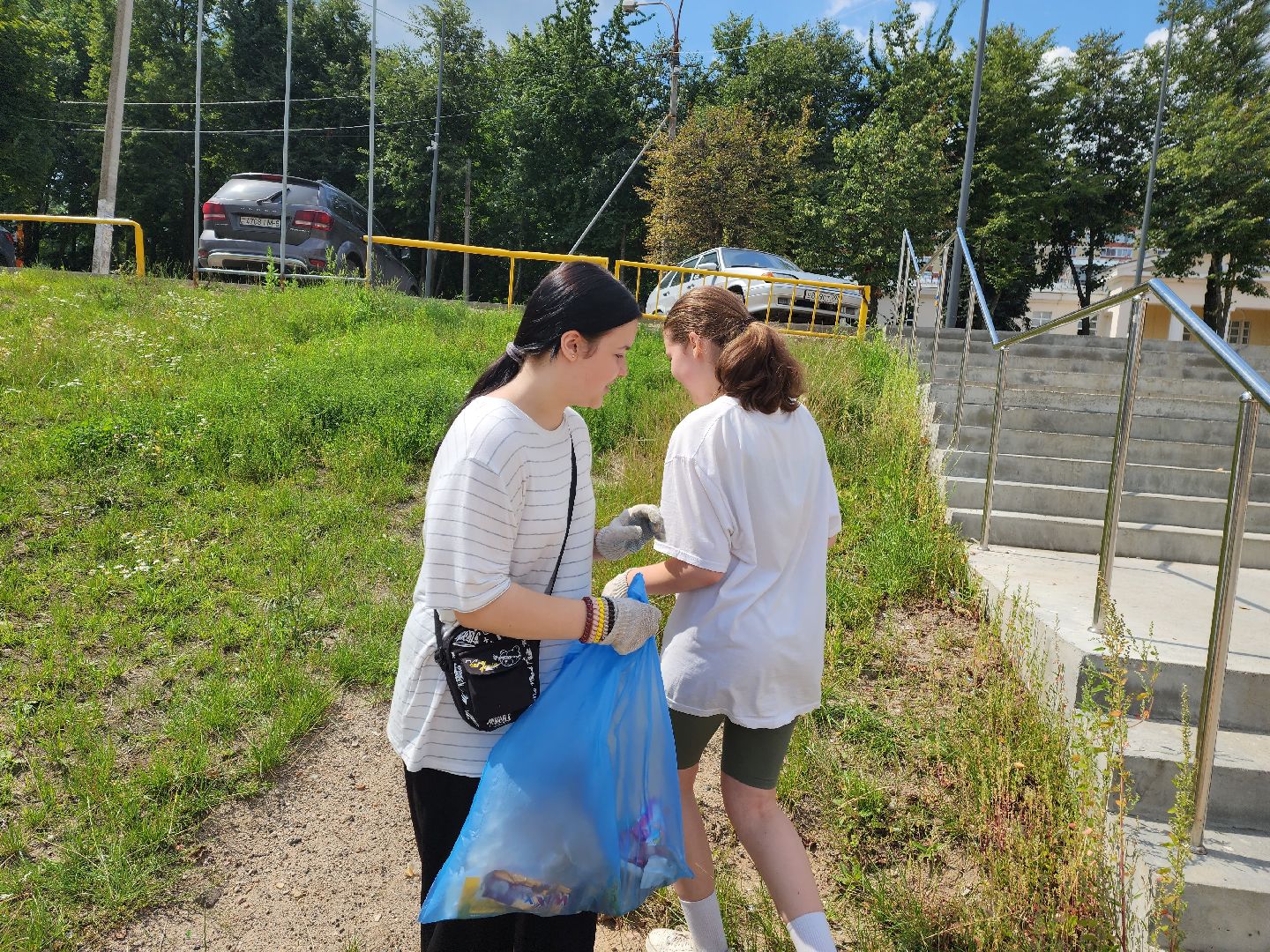 Красноармейск, Пушкинский, трудовые бригады, подростки