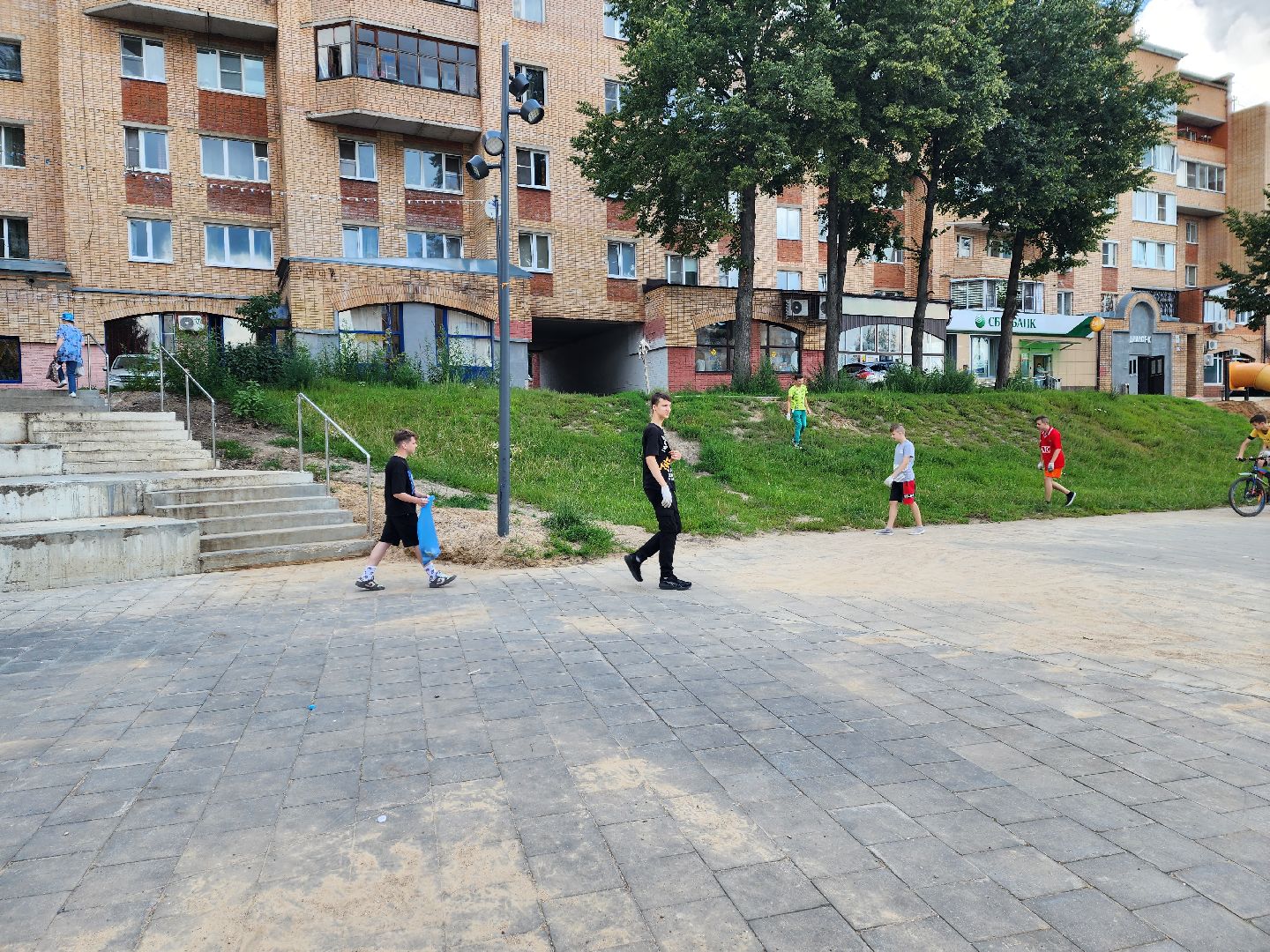 Красноармейск, Пушкинский, трудовые бригады, подростки