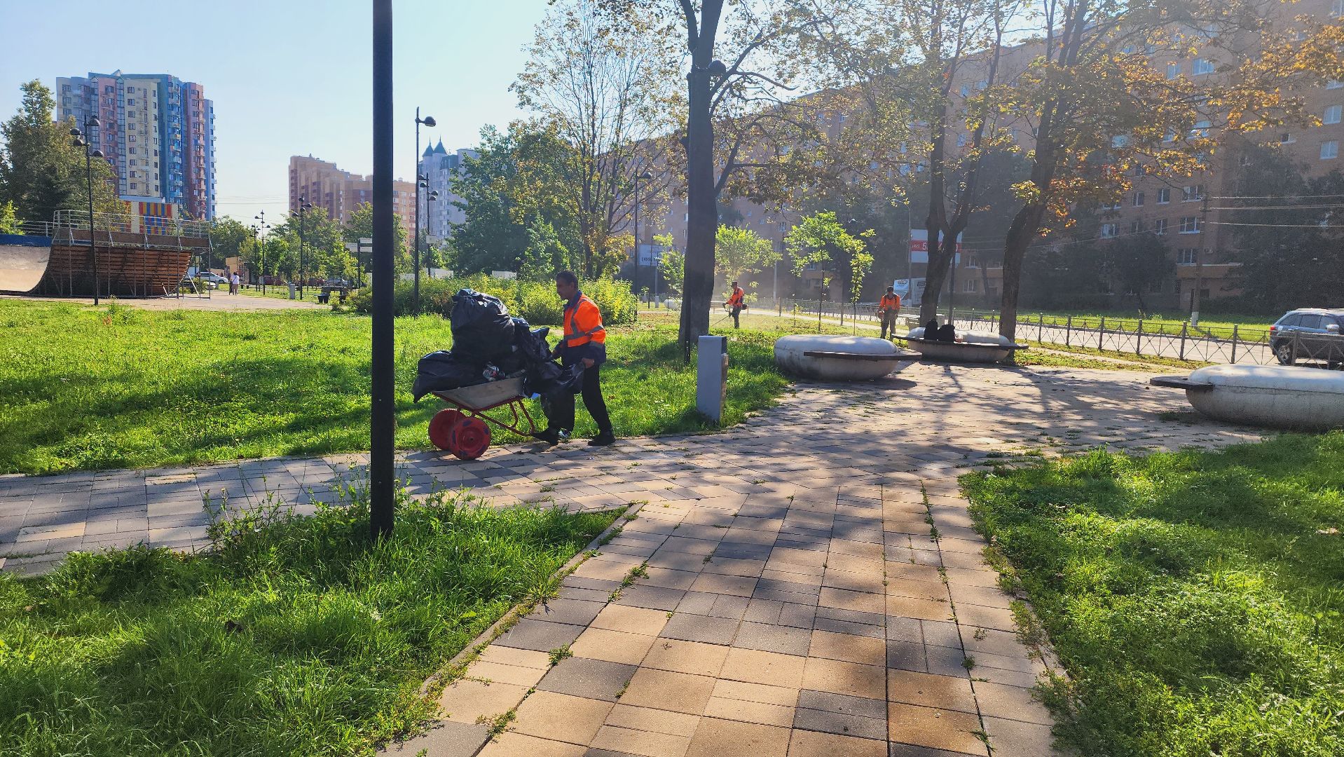 Подмосковье, Ивантеевка, благоустройство