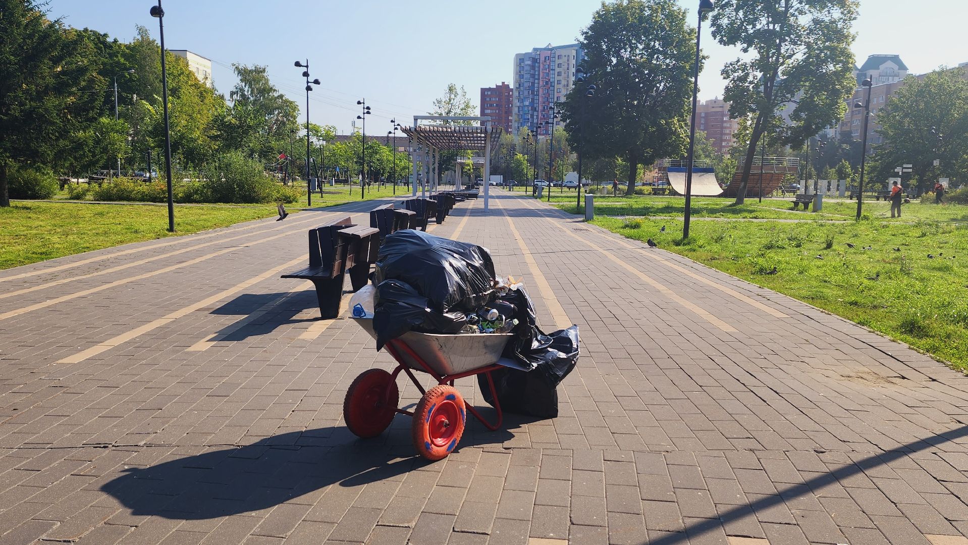 Подмосковье, Ивантеевка, благоустройство