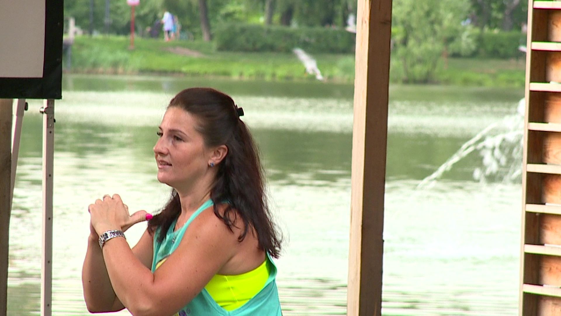 Реутов, парки, Фабричный пруд, зумба, спорт танец