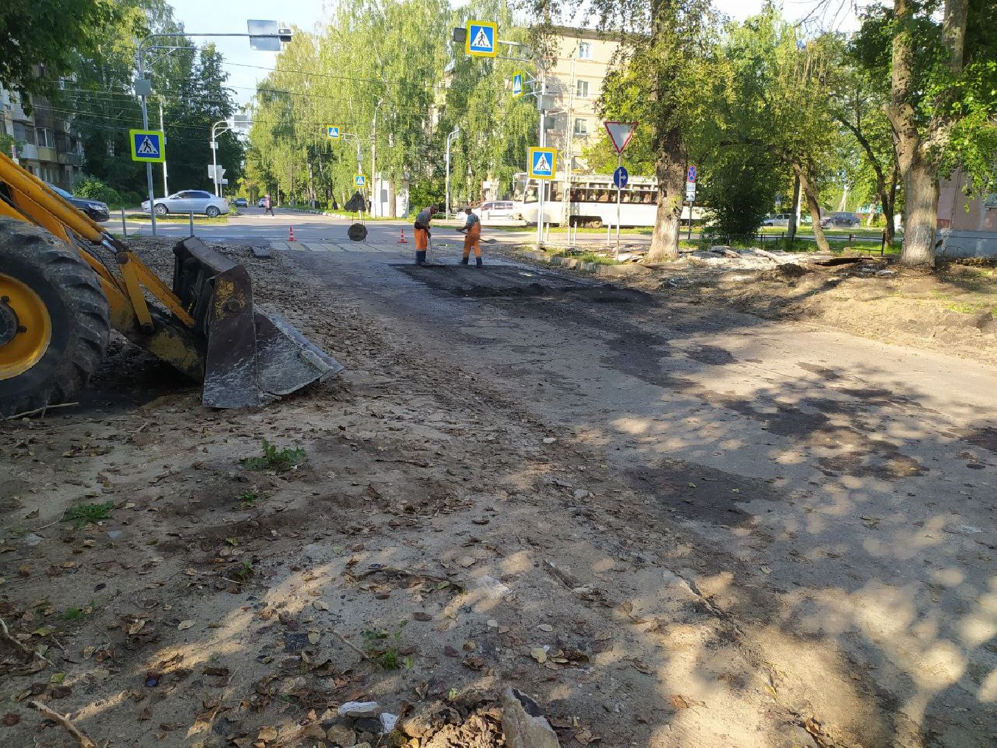 Коломна, дороги, дорожный ремонт, ямочный ремонт