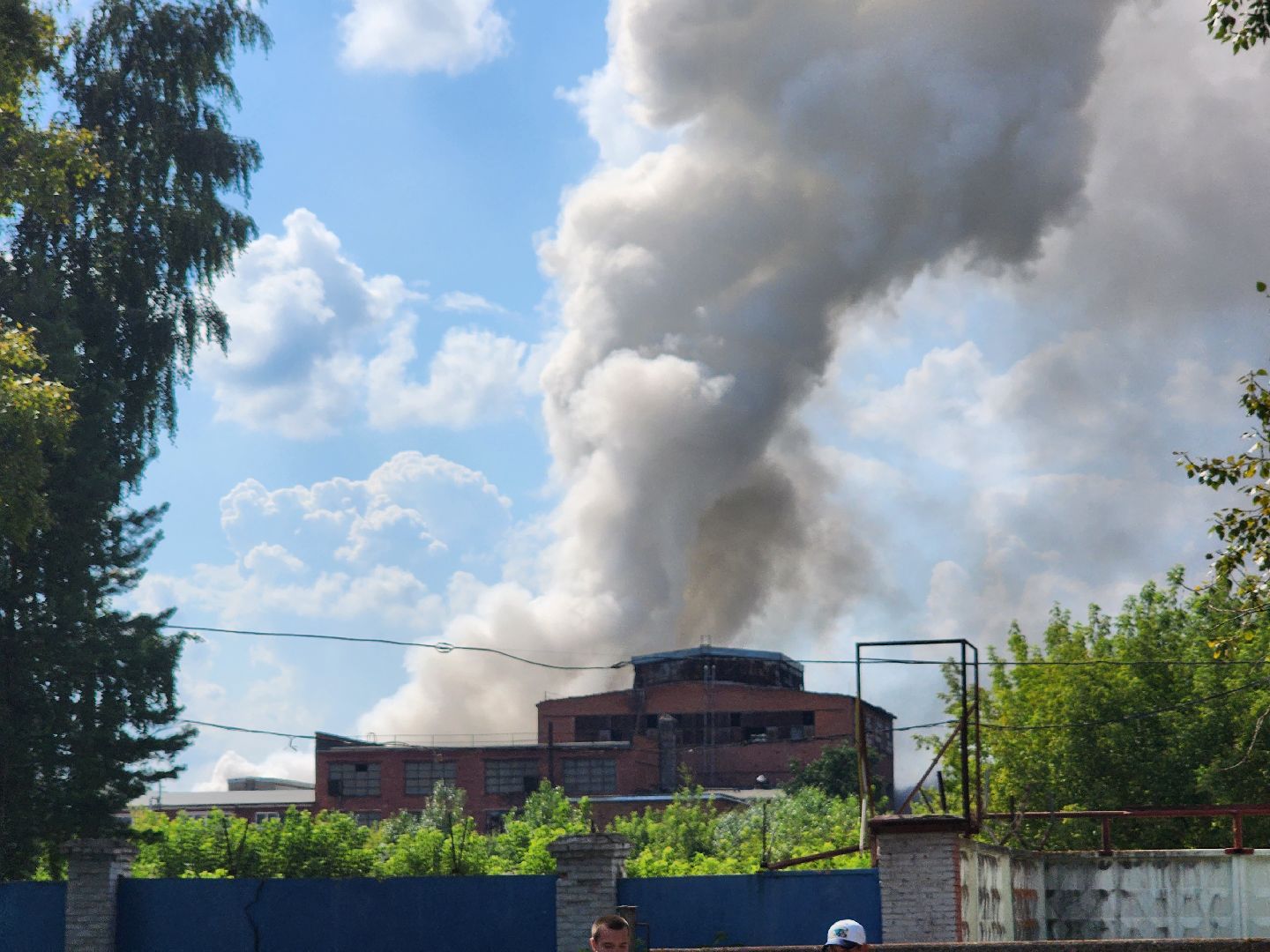 ЧП, пожар, Воскресенск