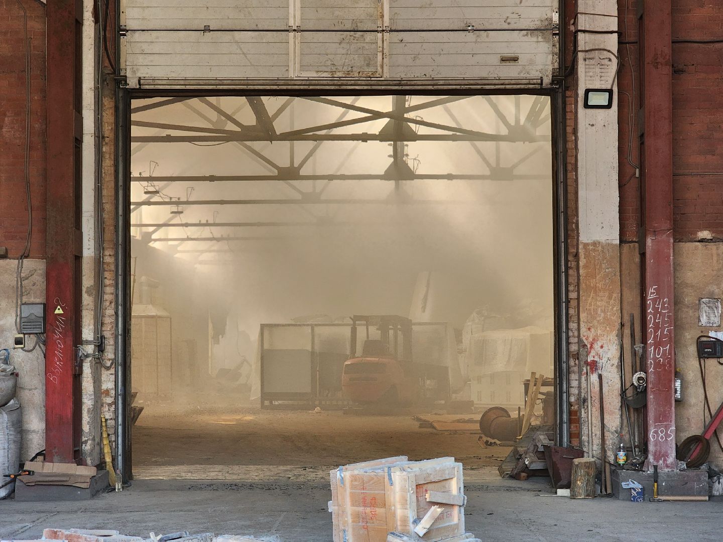 ЧП, пожар, Воскресенск