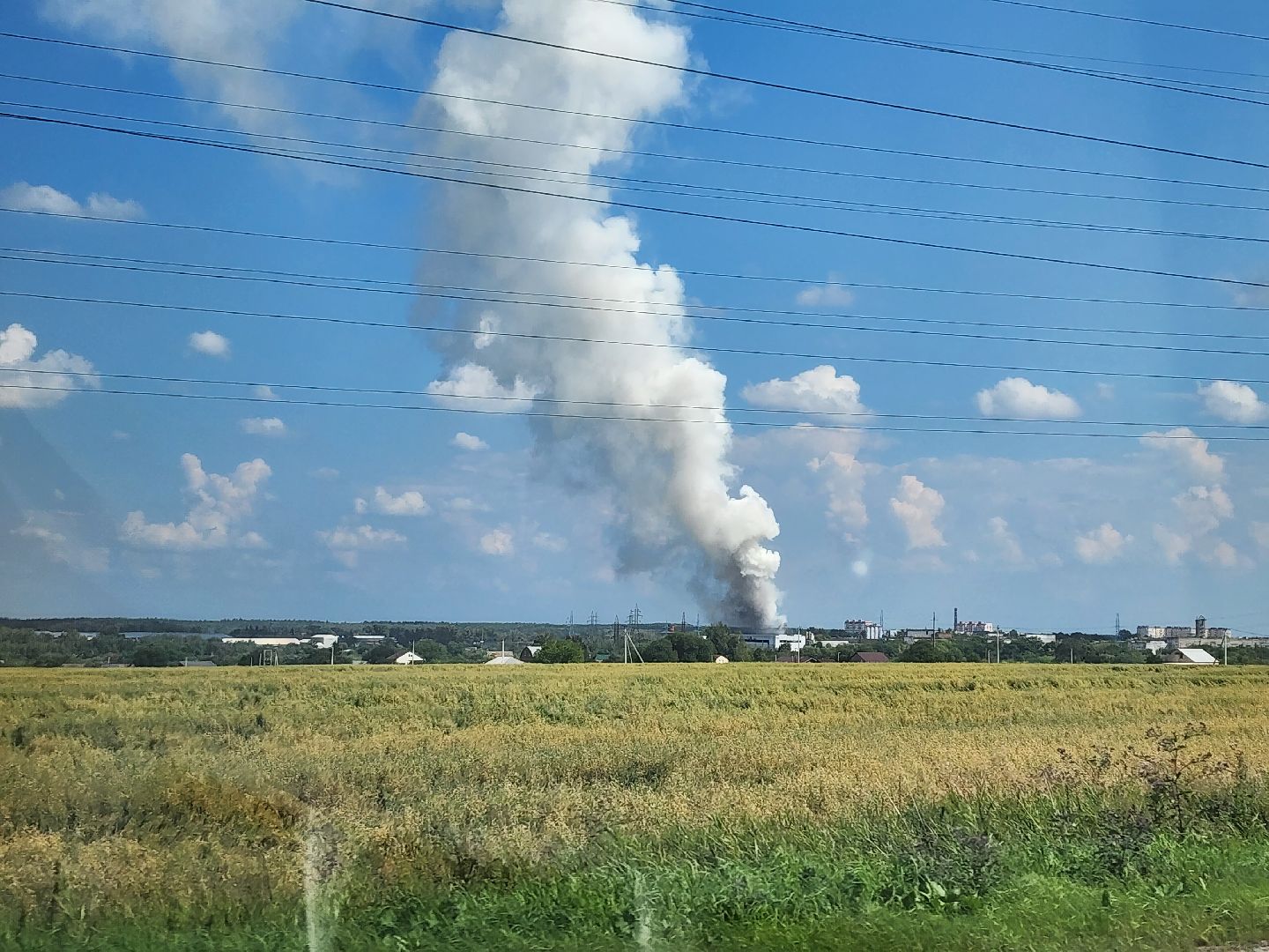 ЧП, пожар, Воскресенск