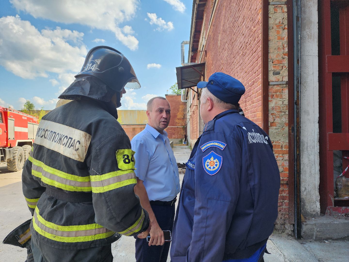 ЧП, пожар, Воскресенск