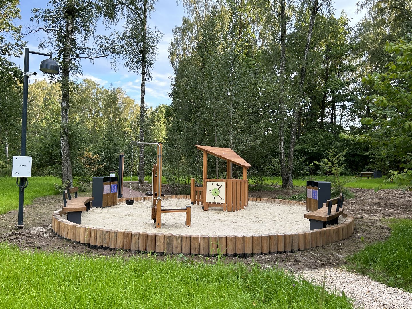 благоустройство, лесопарк, Фрязино, площадки, дети
