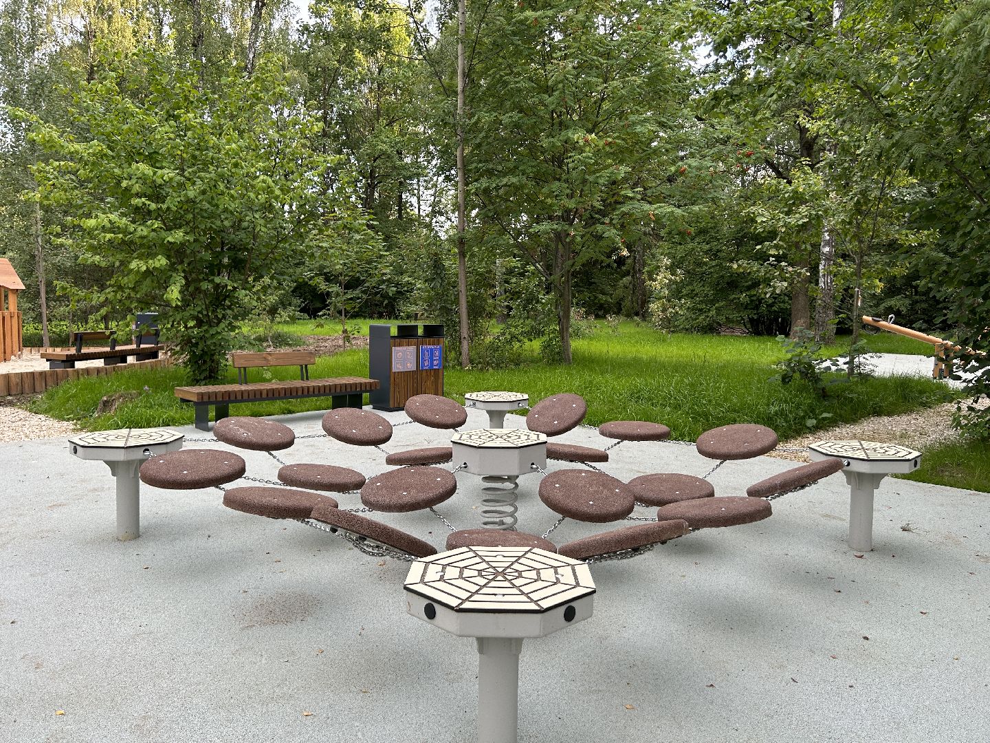 благоустройство, лесопарк, Фрязино, площадки, дети