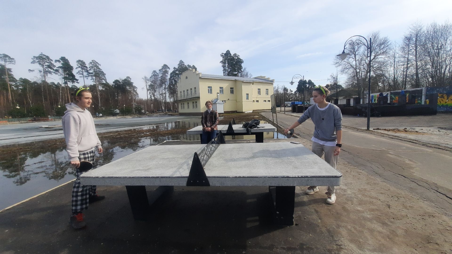 Шатура, городской округ Шатура, городской парк, настольный теннис