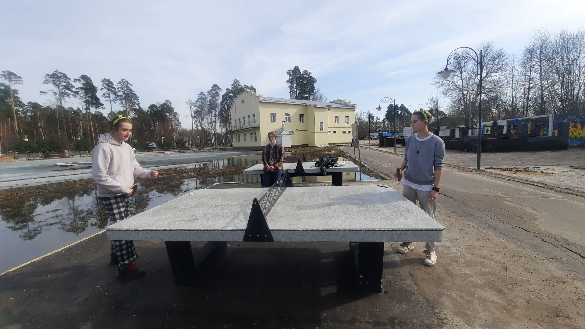 Шатура, городской округ Шатура, городской парк, настольный теннис