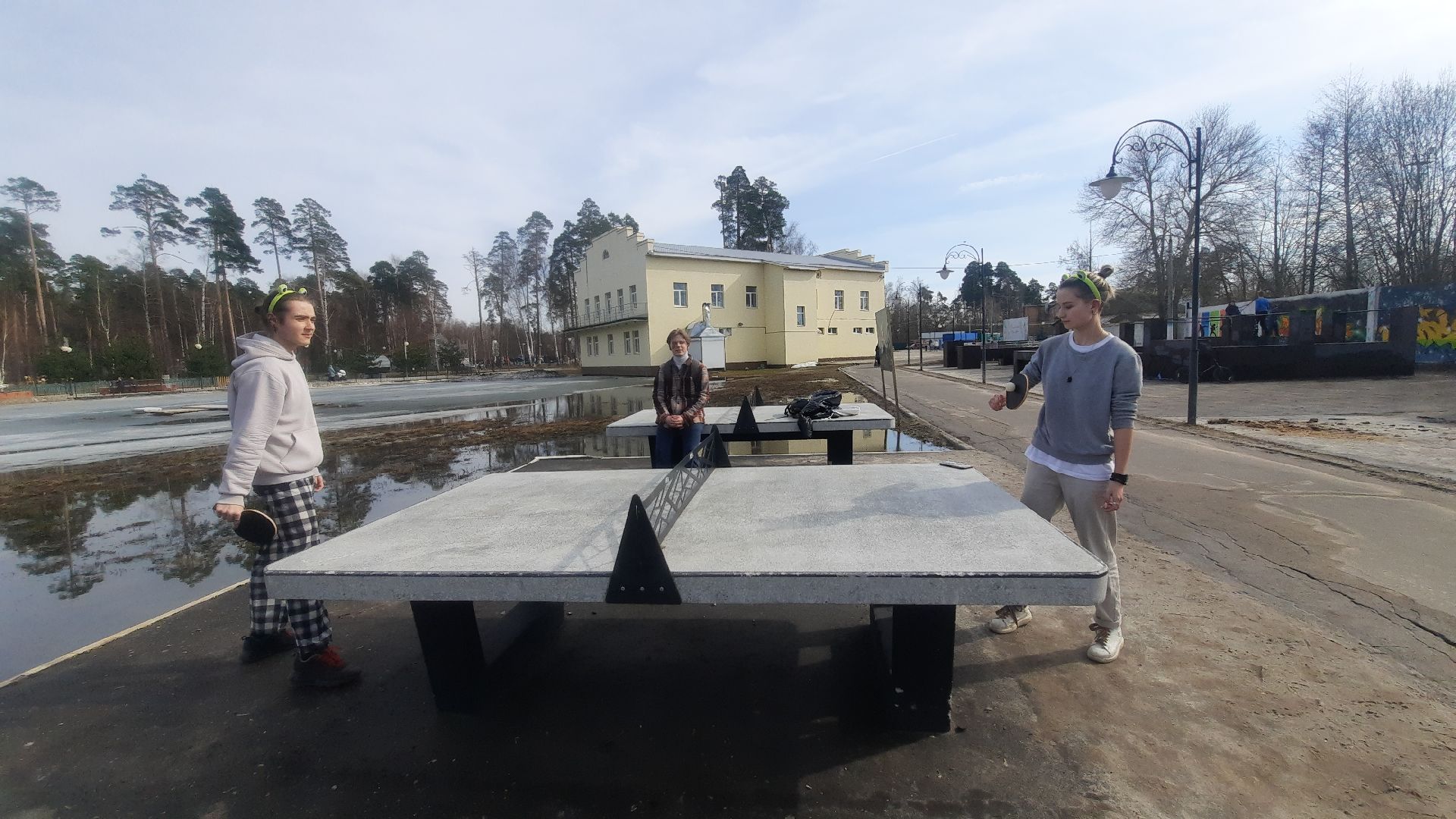 Шатура, городской округ Шатура, городской парк, настольный теннис