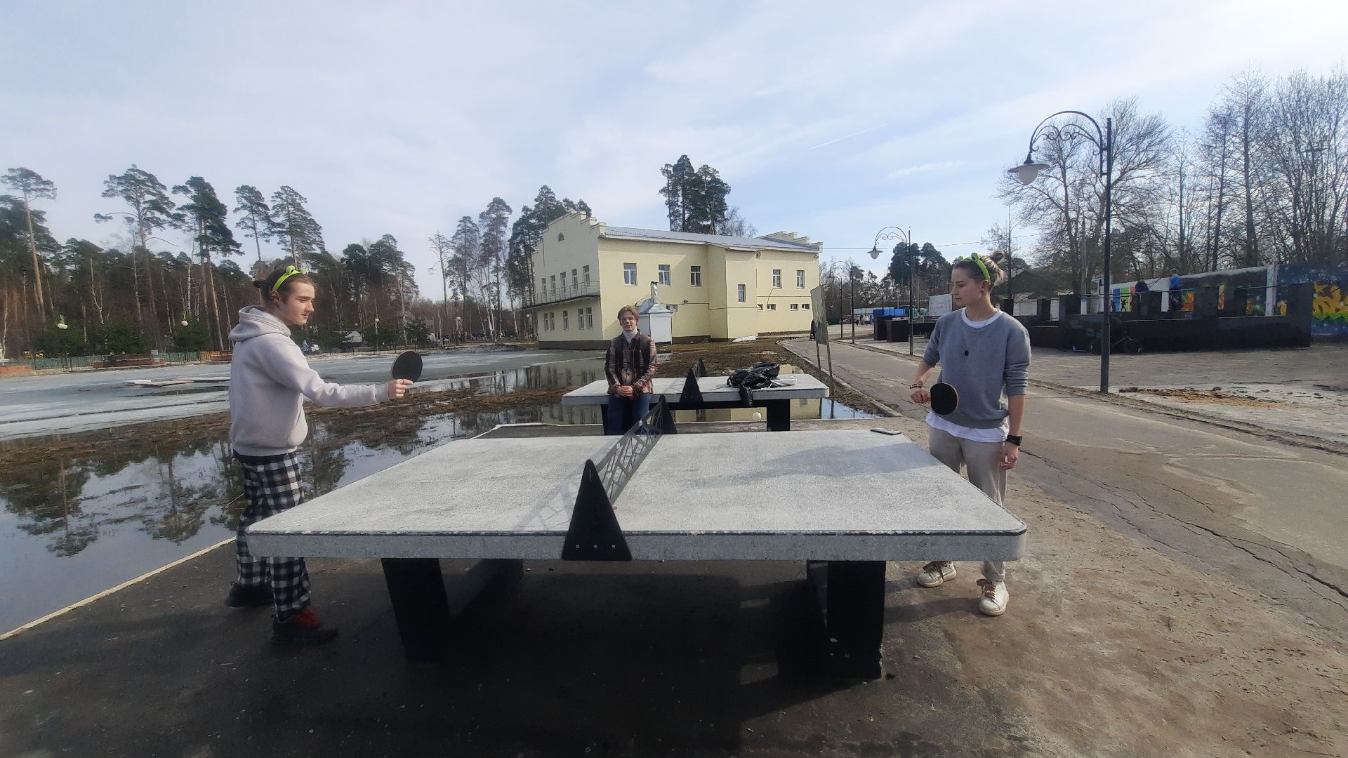 Шатура, городской округ Шатура, городской парк, настольный теннис