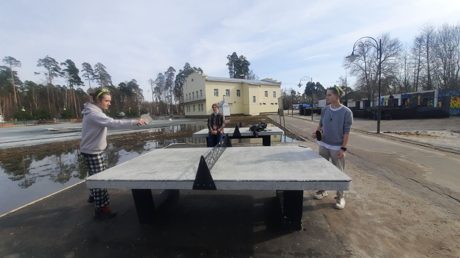 Шатура, городской округ Шатура, городской парк, настольный теннис