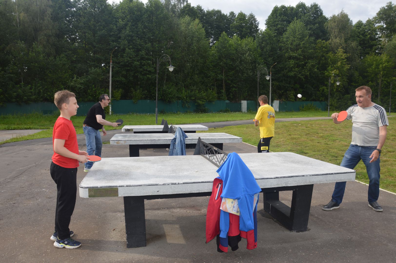 Шатура, городской округ Шатура, городской парк, настольный теннис