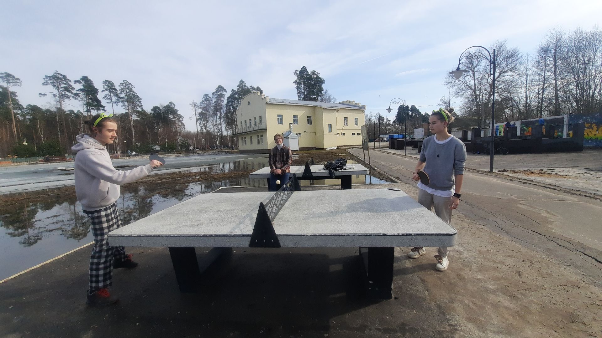 Шатура, городской округ Шатура, городской парк, настольный теннис