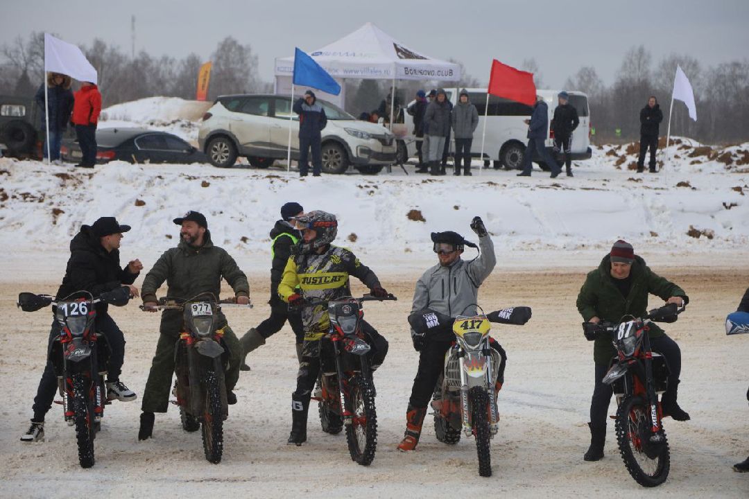 Серпухов, мотокросс, гонки, Зима в Подмосковье