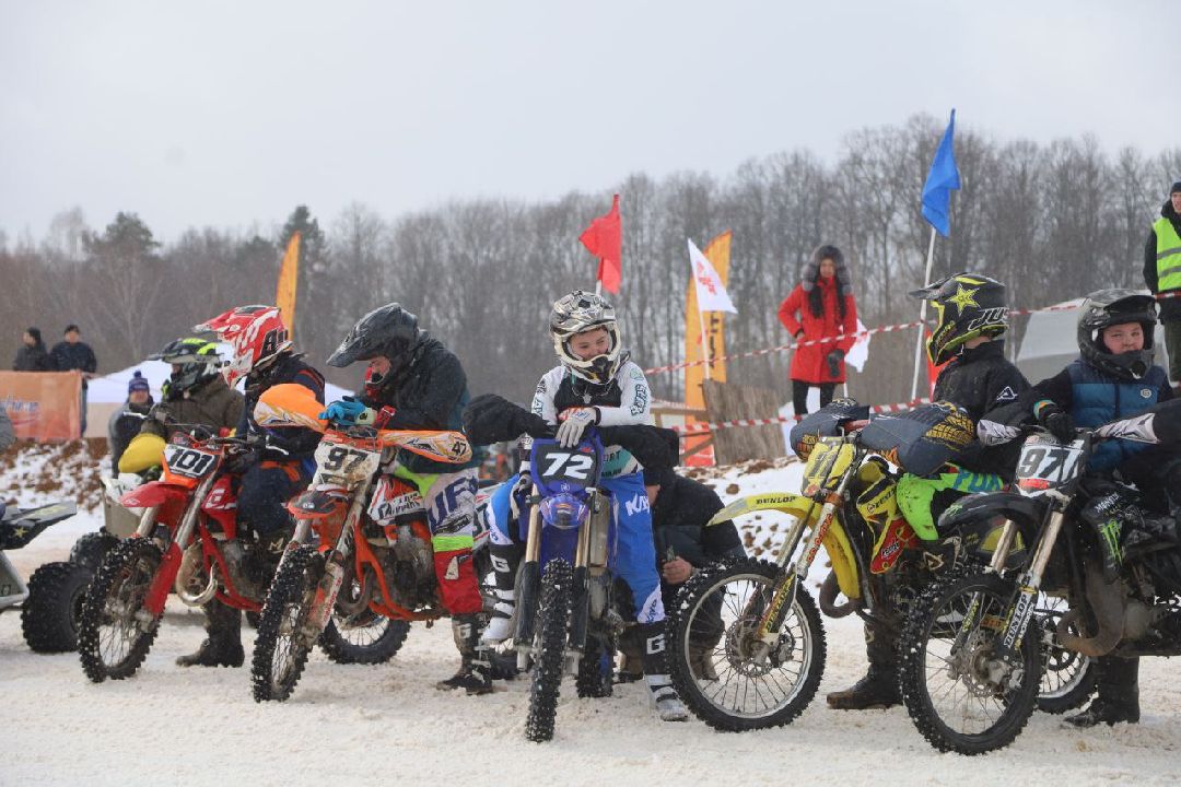 Серпухов, мотокросс, гонки, Зима в Подмосковье