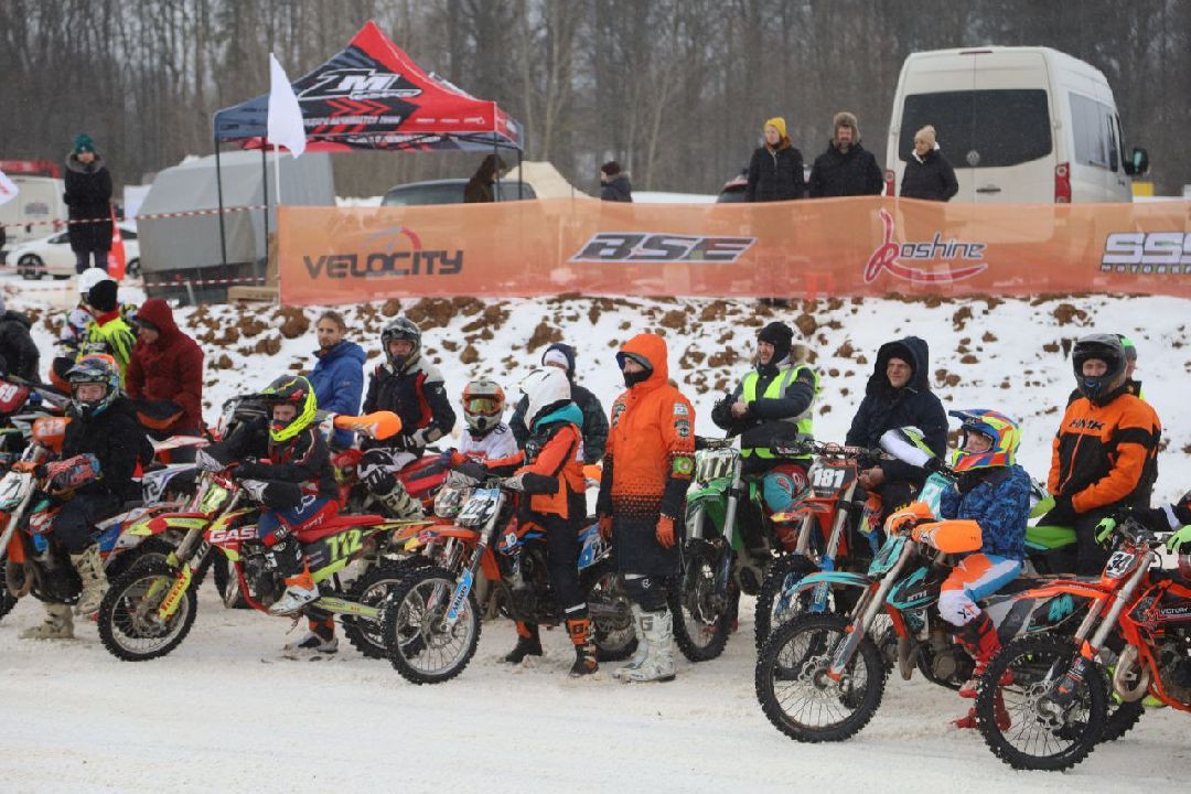 Серпухов, мотокросс, гонки, Зима в Подмосковье