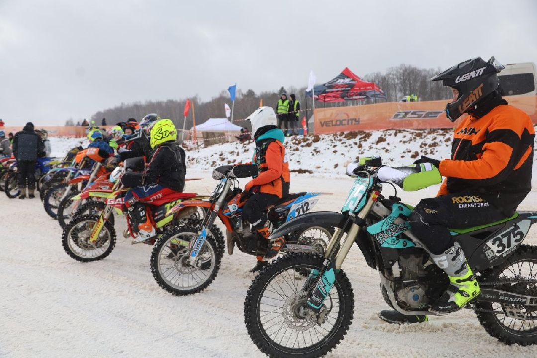 Серпухов, мотокросс, гонки, Зима в Подмосковье