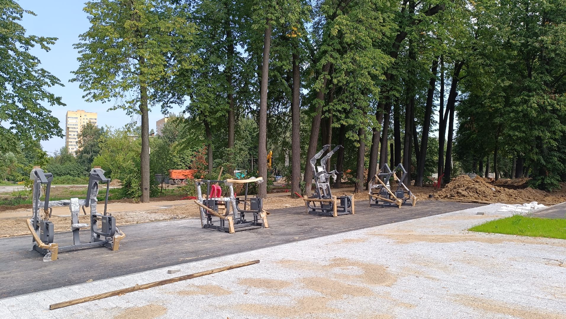 Лобня, благоустройство, парк